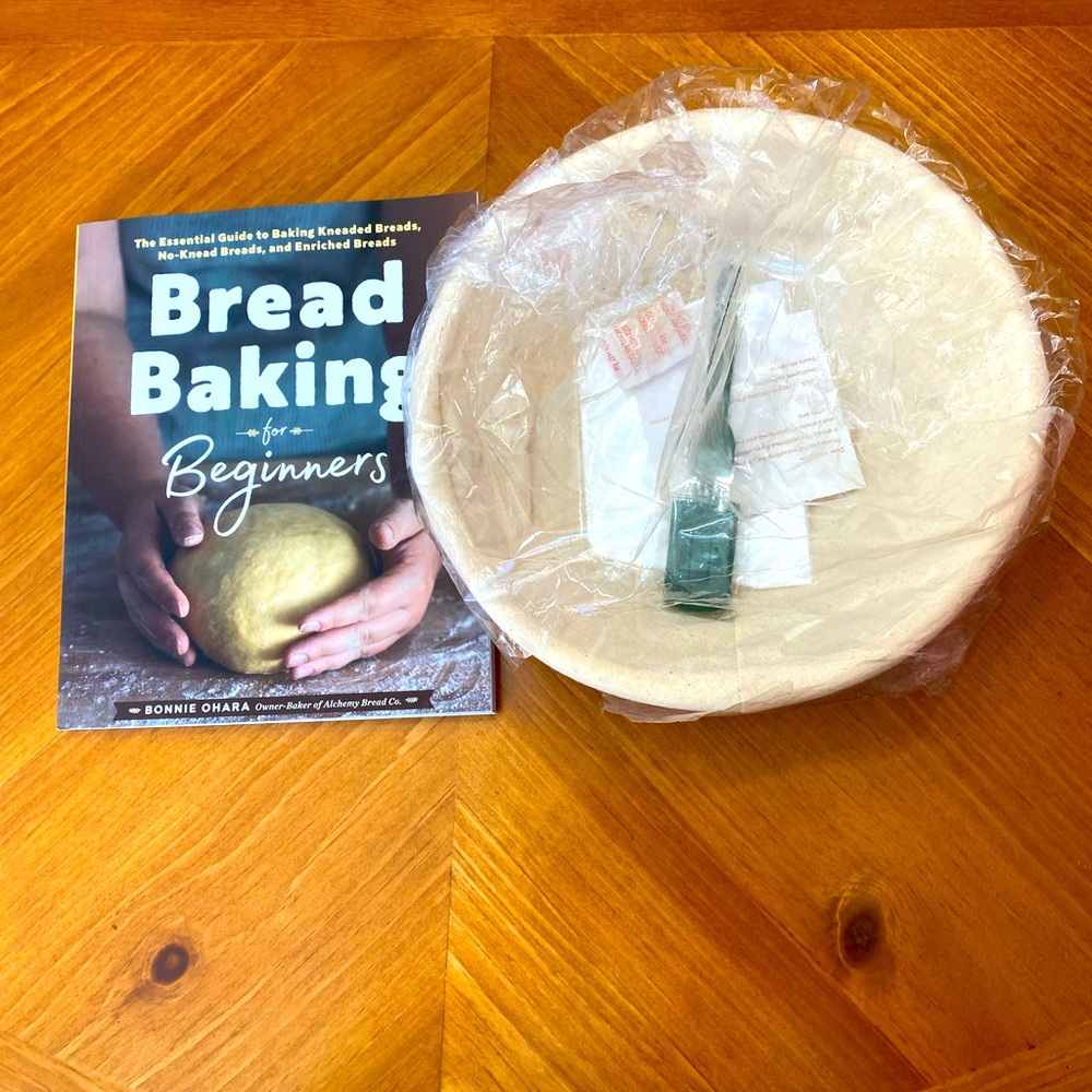 9 inch Bread Proofing Basket With Directional Cookbook